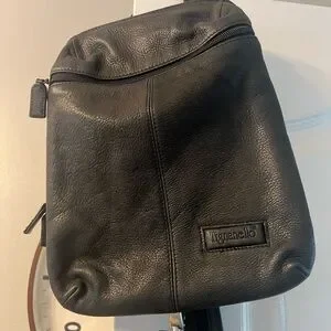 Tignanello | Bags | Tignanello Black Leather Backpack Top  display picture 2
